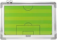 Prancheta Tatica Futebol Tecnico Futsal Magnetica Portatil Duplaface