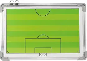 Prancheta Tatica Futebol Tecnico Futsal Magnetica Portatil Duplaface