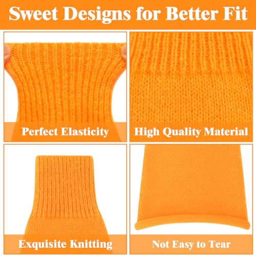 Leg Warmers for Women Girls Japanese Style Lolita Leg Warmer Long Kawaii Knit Socks Gothic Harajuku Leg Cover Stockings4