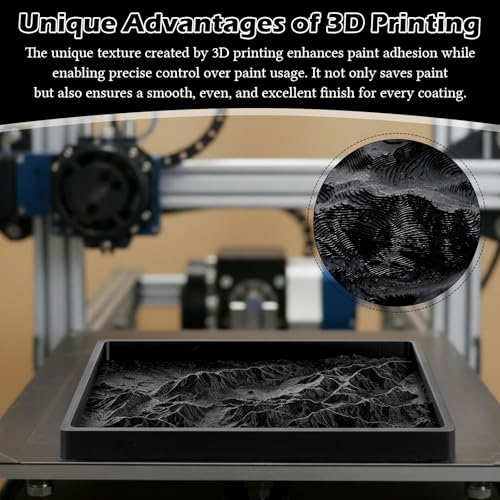 Image of Fuyoooo Dry Brush Palette for Miniature Painting,Mountain