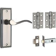 Designer Levers Berkeley Modern Design Lever Door Handle, Dual Tone