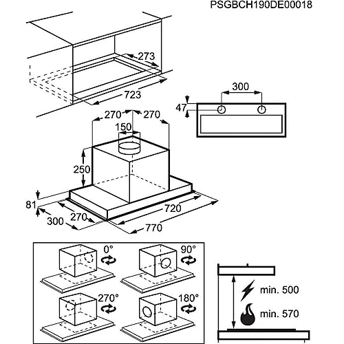 Hotte plafond LFG719X Périmétrale H2H - vue 6