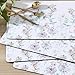 Laura Ashley Cork Placemats 16 x 12-inch for Kitchen and Dining Tables, Heat Resistant, Durable, Easy Clean, Set of 4, Wild Meadow