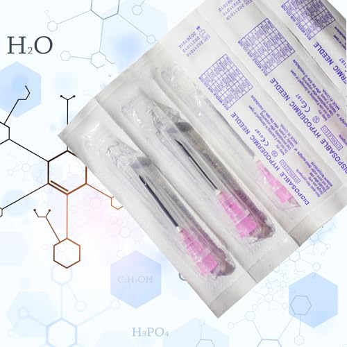Image of 100 Pack 18 Gauge 1.5 Inch Sterile Disposable Lab Supplies, Scientific and Industrial Dispensing Needle Accessories