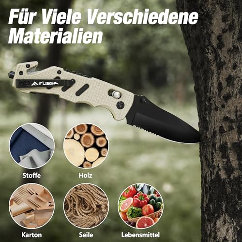 FLISSA Taschenmesser Klappmesser, Klappbares Taschenmesser – Ansicht 6