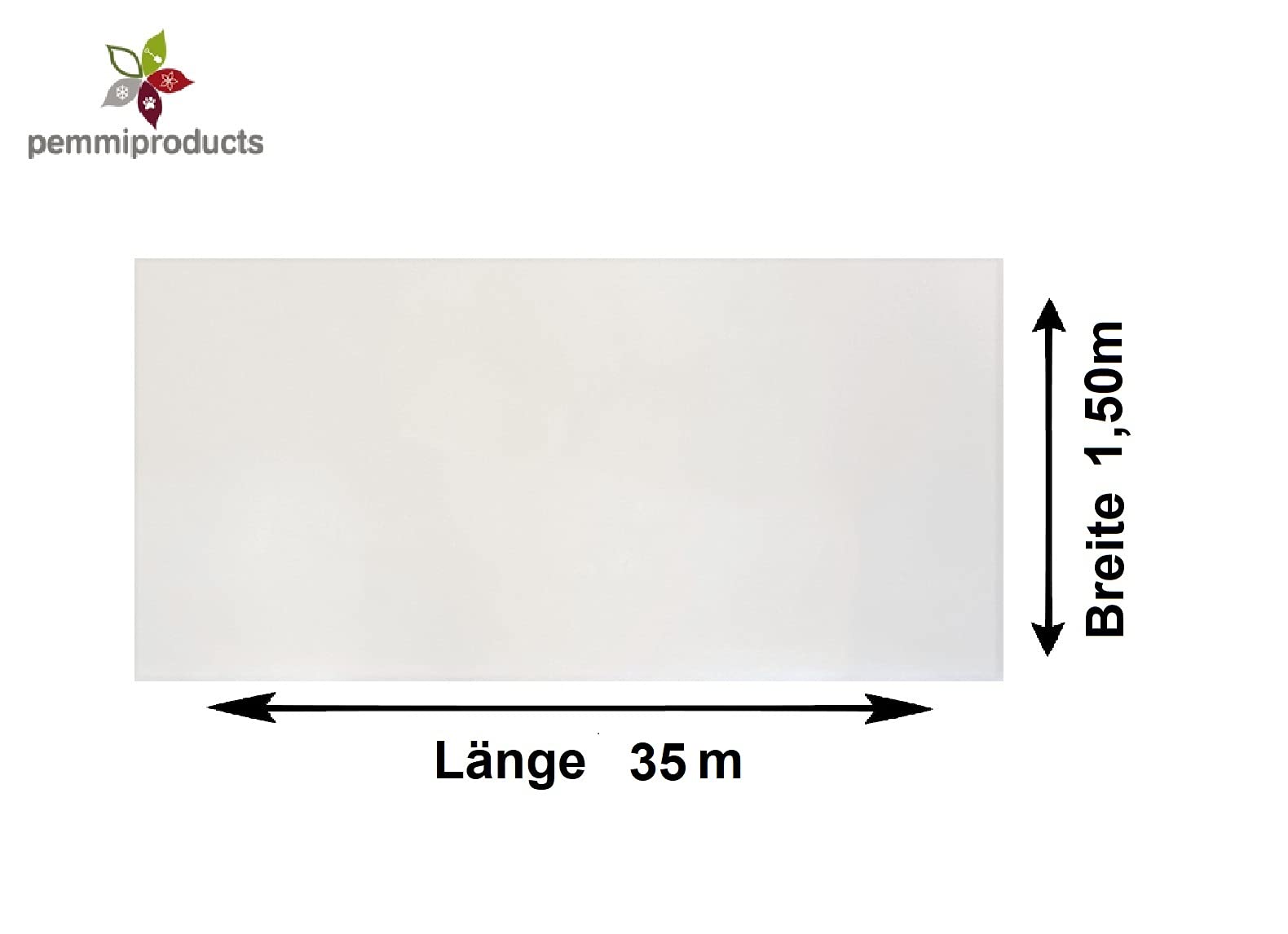 Filtervlies,150g/m²,1,5 x 35 m,ca. 1,5 cm dick, (EUR 2,65/m²)