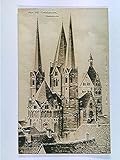  Alt-Gelnhausen, Marienkirche, AK, gelaufen 1910, Bahnpost, Zugstempel