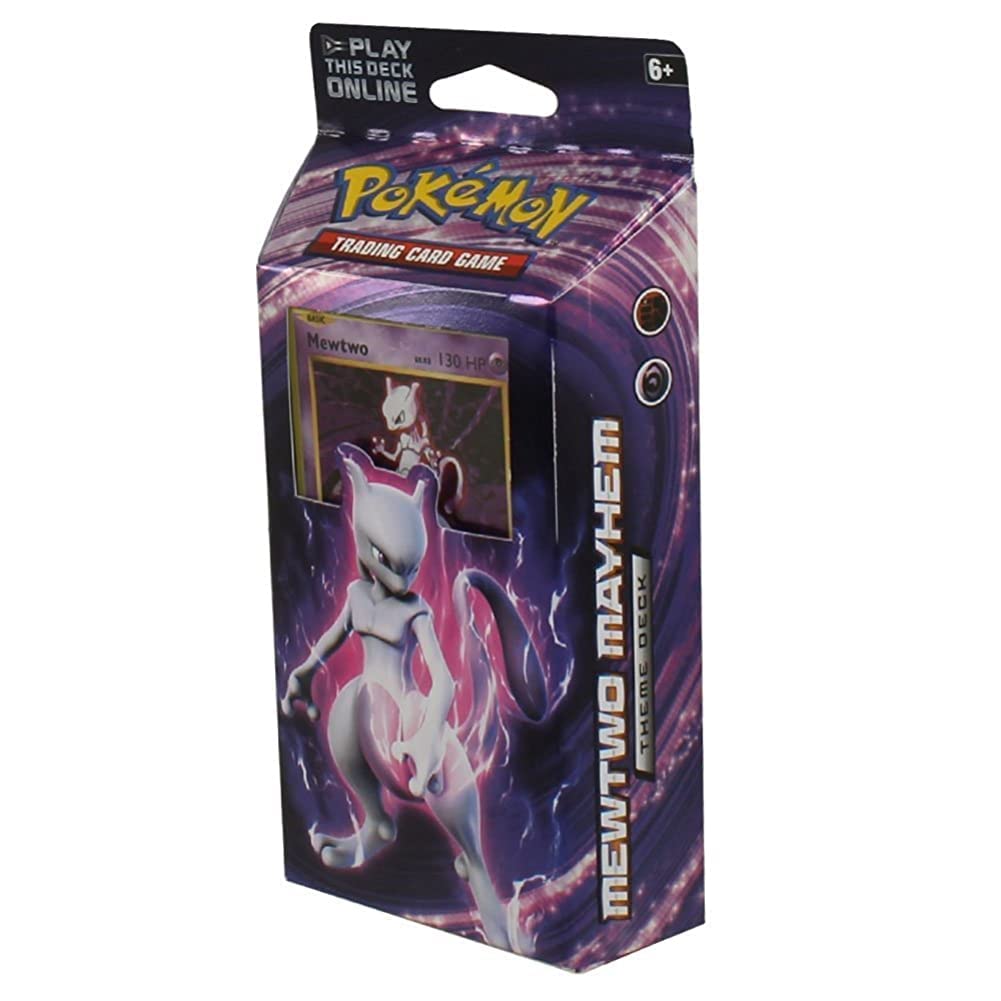 Pokemon XY Evolutions - Mewtwo Mayhem Theme Deck Full Ready to Play Deck of 60 Cards Includes Cracked