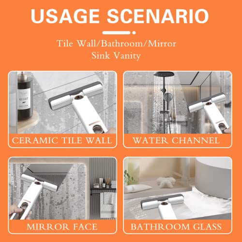 Mini Mop, Portable Self-Squeeze Mini Mop Sponge Mops, Mini Squeeze Mop For Small Spaces, Mini Lazy Strong Absorbent Mop, Wet And Dry Use (2 Cotton Head + 1 Squeeze Handle) #TOP3