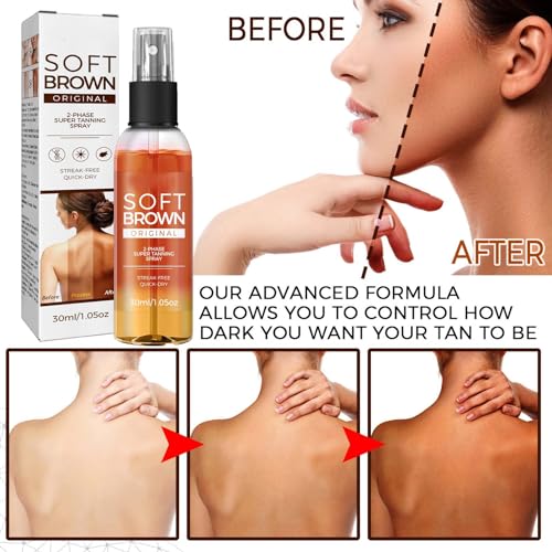 Spray Tan,Instant Tanning Spray for Sunbeds & Holiday,Tan Accelerator Spray,Natural Face Tan Spray,Body & Face,Tanning Lotion for Outdoor Tanning,Face Spray Tan,Tanning Mist for All Skin Tones-30ml - Image 6