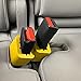 Seat Belt Buckle Booster™ Yellow (BPA Free) - Raises Your Seat Belt for Easy Access - Stop Fishing for Buried Seat Belts - Makes Receptacle Stand Upright for Easier Buckling (2)