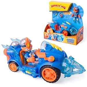 SUPERTHINGS KAZOOM Power – Combat Vehicle Kid Kazoom. Vehículo de Combate de Kid Kazoom de la Serie de TV “Kazoom Power”.Contiene 1 Combat Vehicle, 1 Kid Kazoom Exclusivo, 1 Arma y 1 Accesorio