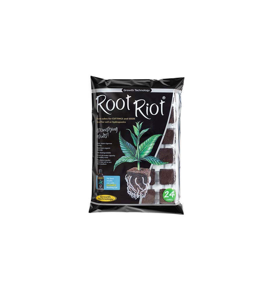 Root Riot - Vassoio per propagazione 24 cubi