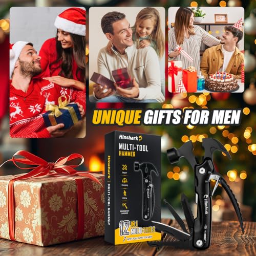 Stocking Stuffers for Adults Men, Gifts for Men 12 in 1 Hammer Multitool - image 2