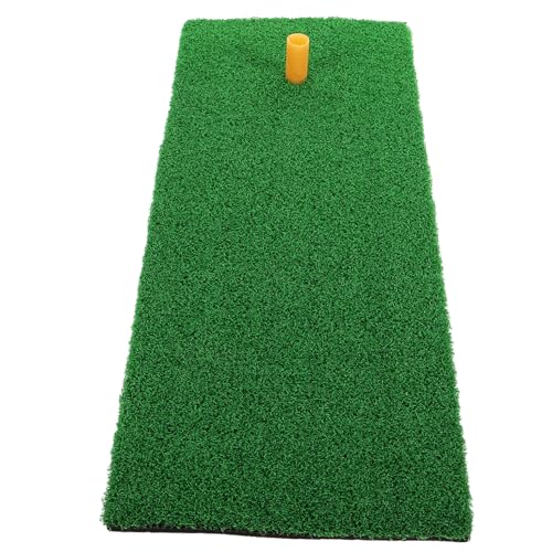 Abaodam Golf Swing Mat Set Reusable Indoor Golf Turf for Hitting Putting Practice Training Aid for Ages