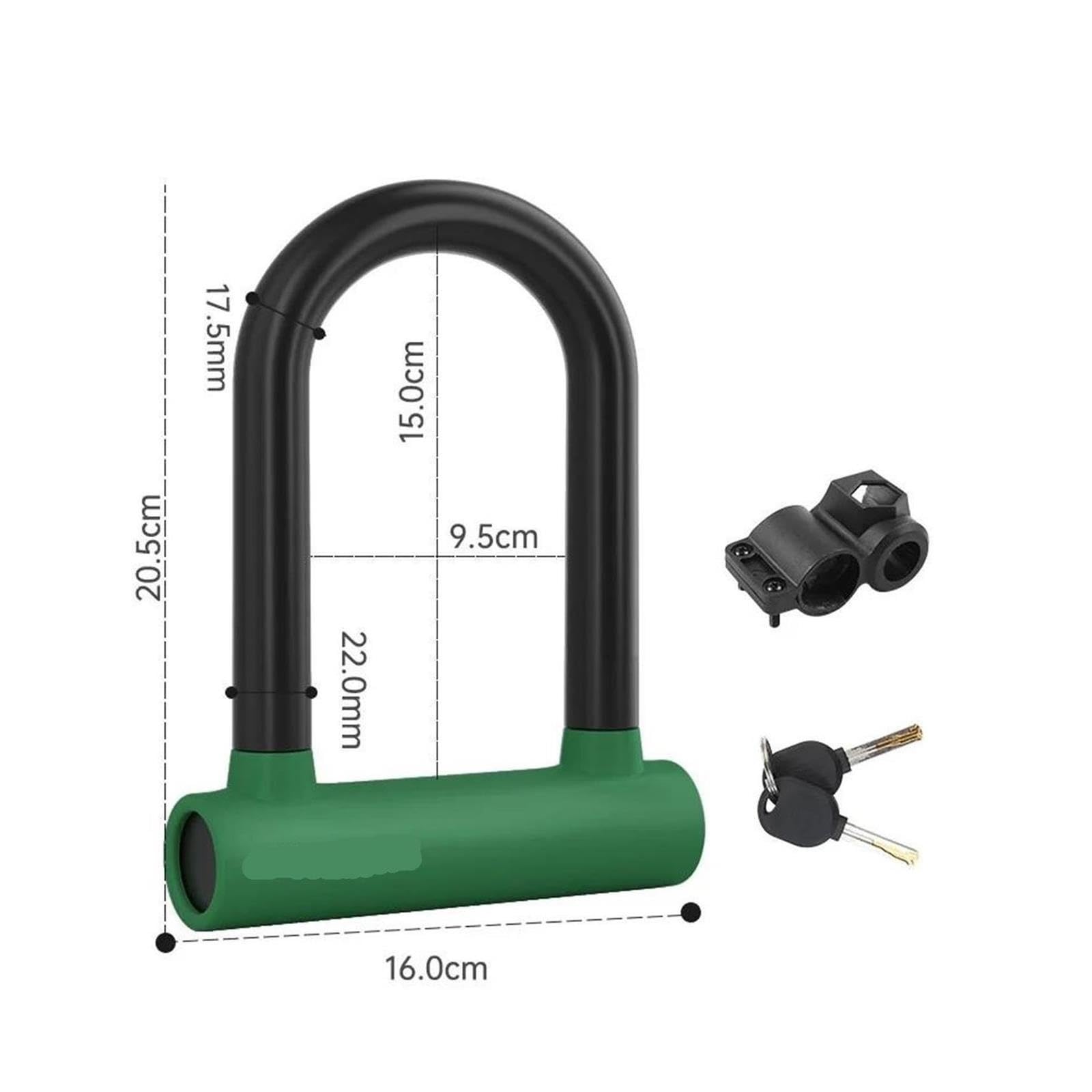 1 candado en U for bicicleta de aleación de acero.