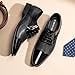 Bruno Marc Men's Patent Tuxedo Dress Shoes Classic Lace-up Formal Oxfords,Size 12,Black-PAT,SBOX2404M