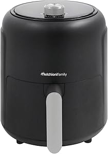 🚨 Melchioni Family Sofia Air Fryer 2.5 L 1000 W Fat Reduction 80% Removable Basket with Timer Handle 30 Min | Temperature 200 °C