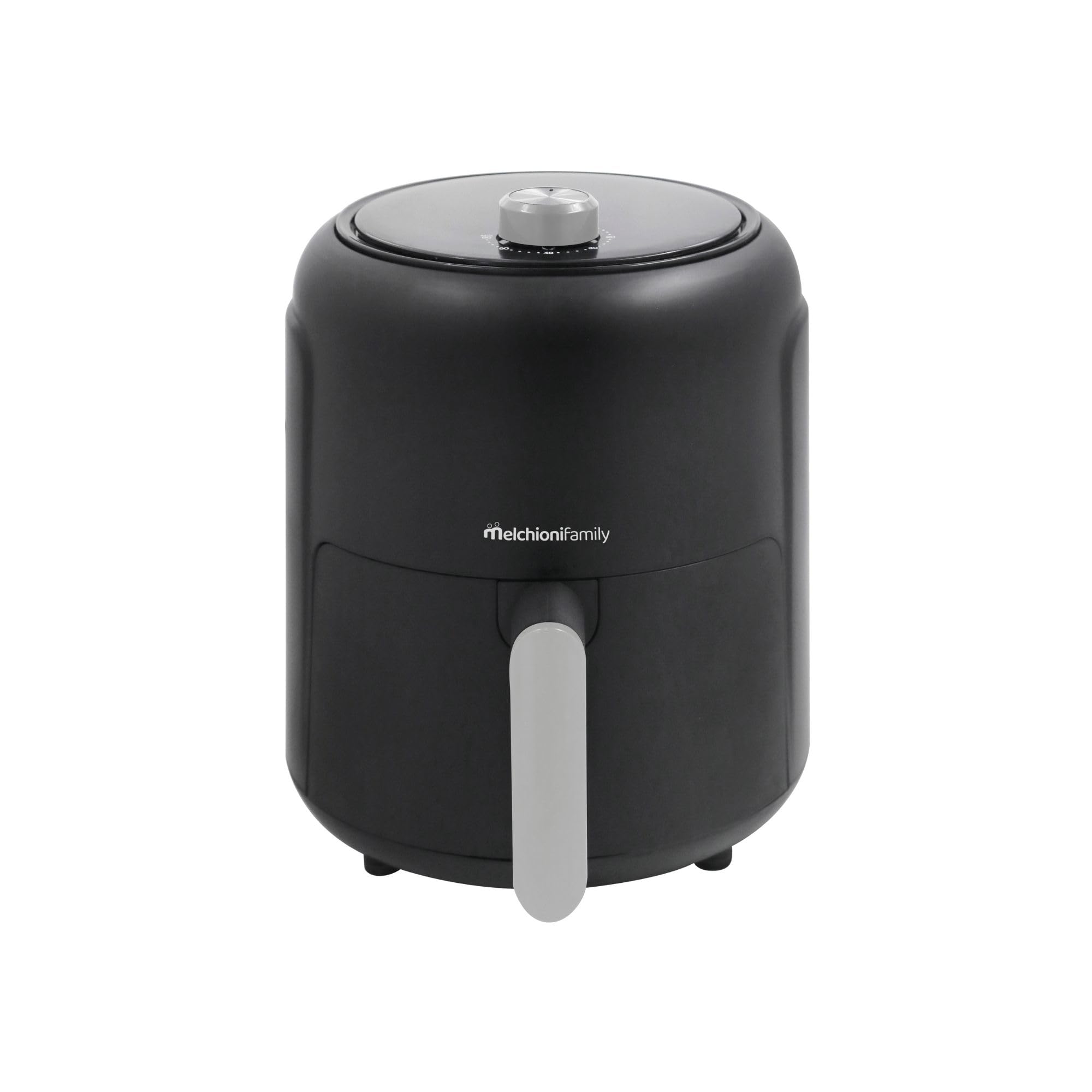 Melchioni Family Sofia - Freidora de aire, 2,5 L, 1000 W, reducción de grasa, 80%, cesta extraíble con mango temporizador, 30 min, temperatura ajustable hasta 200 °C