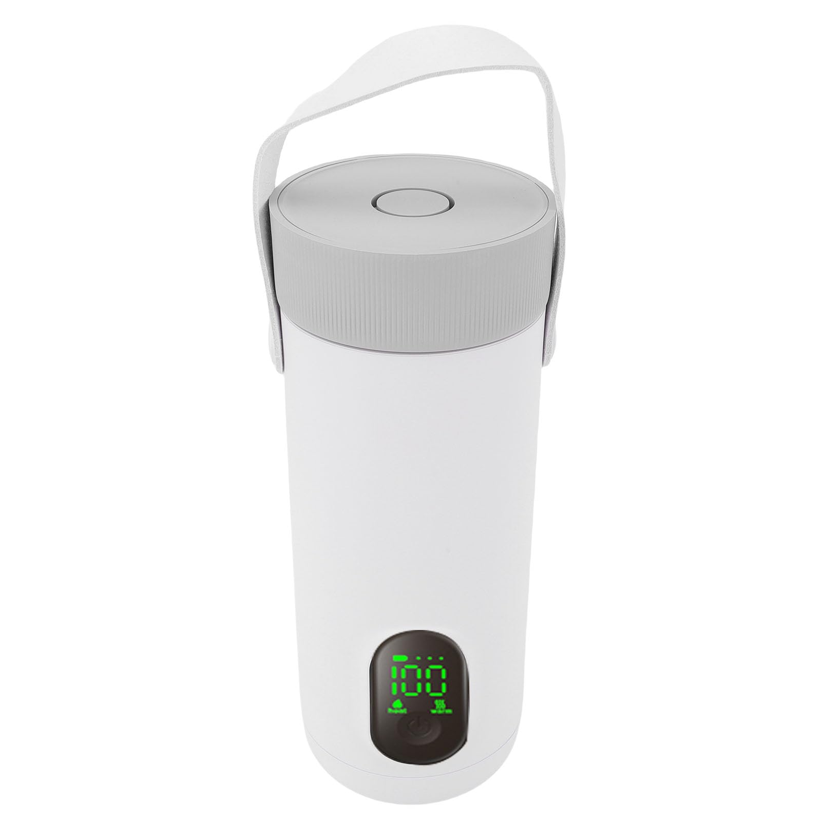 Ausla Bouilloire électrique de Voyage Mini Bouilloire Portable sans Fil Rechargeable 27 000 MAh 350 Ml 6 Réglages de Température 113 °F à 212 °F en Acier Inoxydable pour Voiture Camping thé Lait café