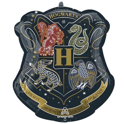 Amscan 4556301   Globo de aluminio con licencia oficial Harry Potter Hogwarts (53,3 cm)