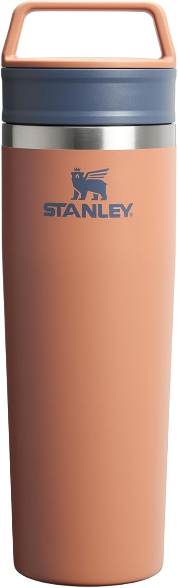 Taza de viaje Cafe To Go 20 oz | Bebida de dos partes a prueba de fugas con tapa | Vaso para café, té y bebidas | Taza de café aislada de acero inoxidable | Sin BPA | Brindis