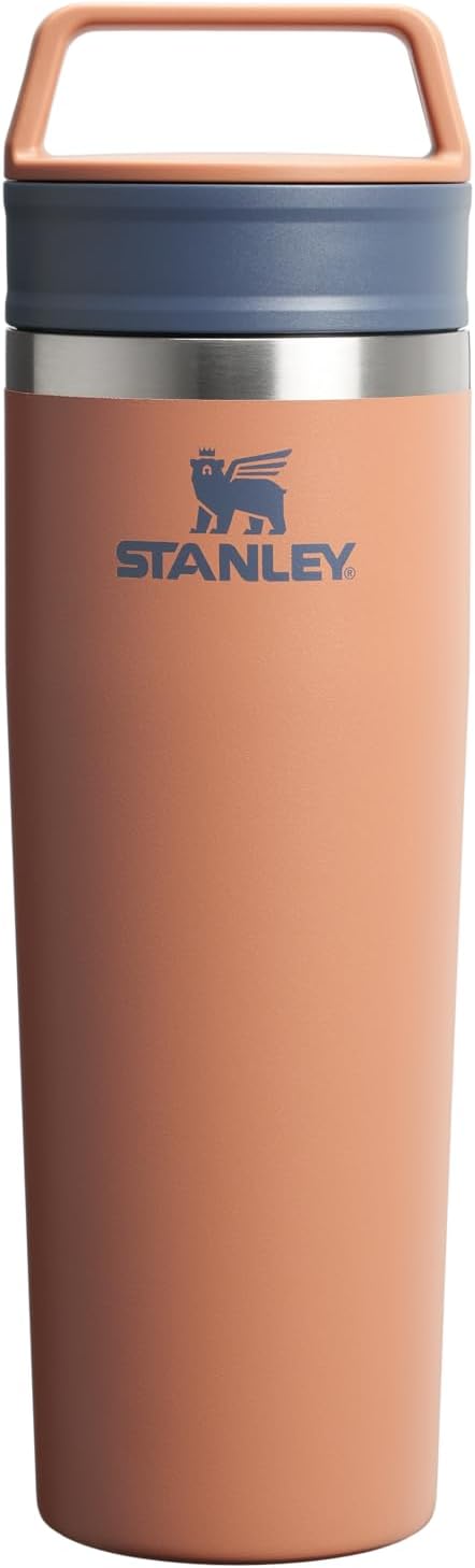 STANLEY Cafe To Go Travel Mug 20 oz | Leakproof Two-Part Drink Through Lid | Tumbler Cup for Coffee, Tea and Drinks | Insulated Stainless Steel Coffee Mug | BPA-Free | Toast