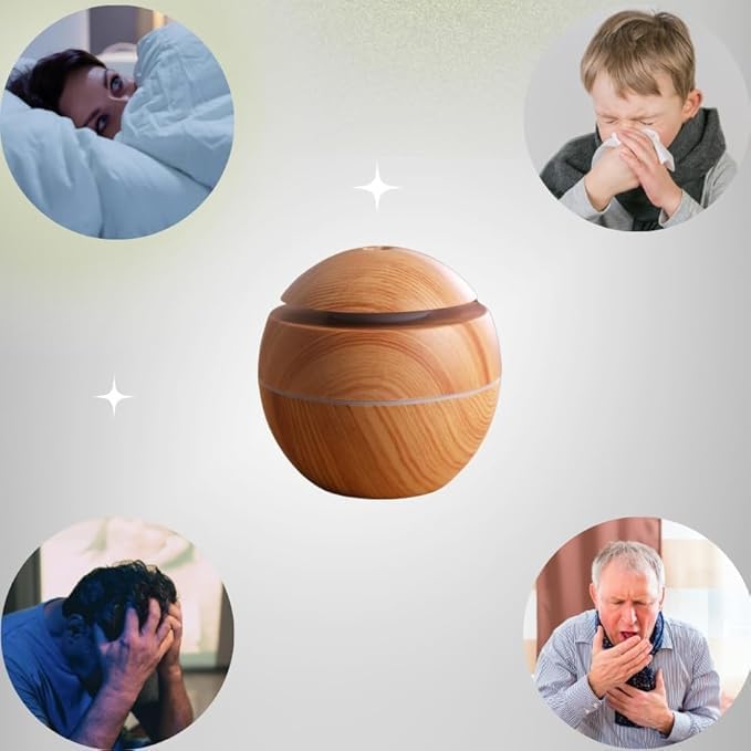 Image of AJIMI-100 Essential Oil Diffuser Ultrasonic Aroma Diffuser 5-in-1 Aromatherapy Fragrant Humidifier Cool Mist Vaporizer with Auto-Off Timer LED Lights & Remote for Home Bedroom Office & Spa