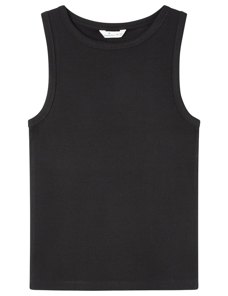 SPRINGFIELD Women's Top, Black Standard, M
