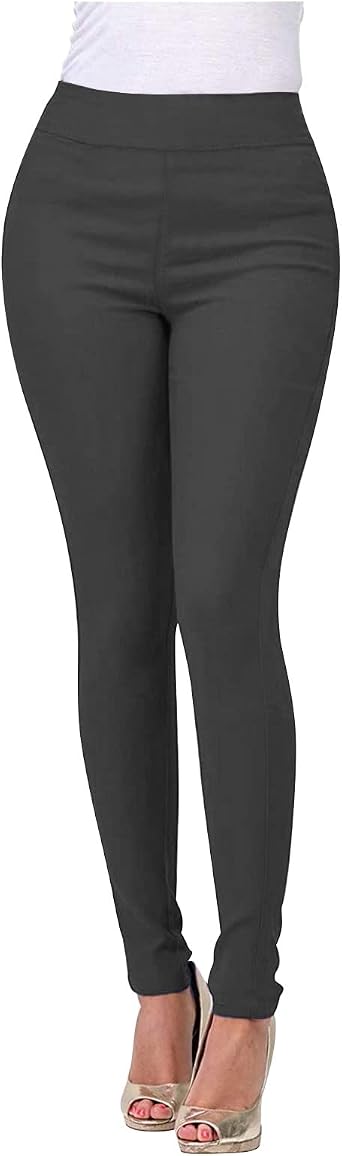 Womens Classic High Waisted Skinny Jeans Stretch Butt Lifting Jeans Slim Fit Legging Denim Pants