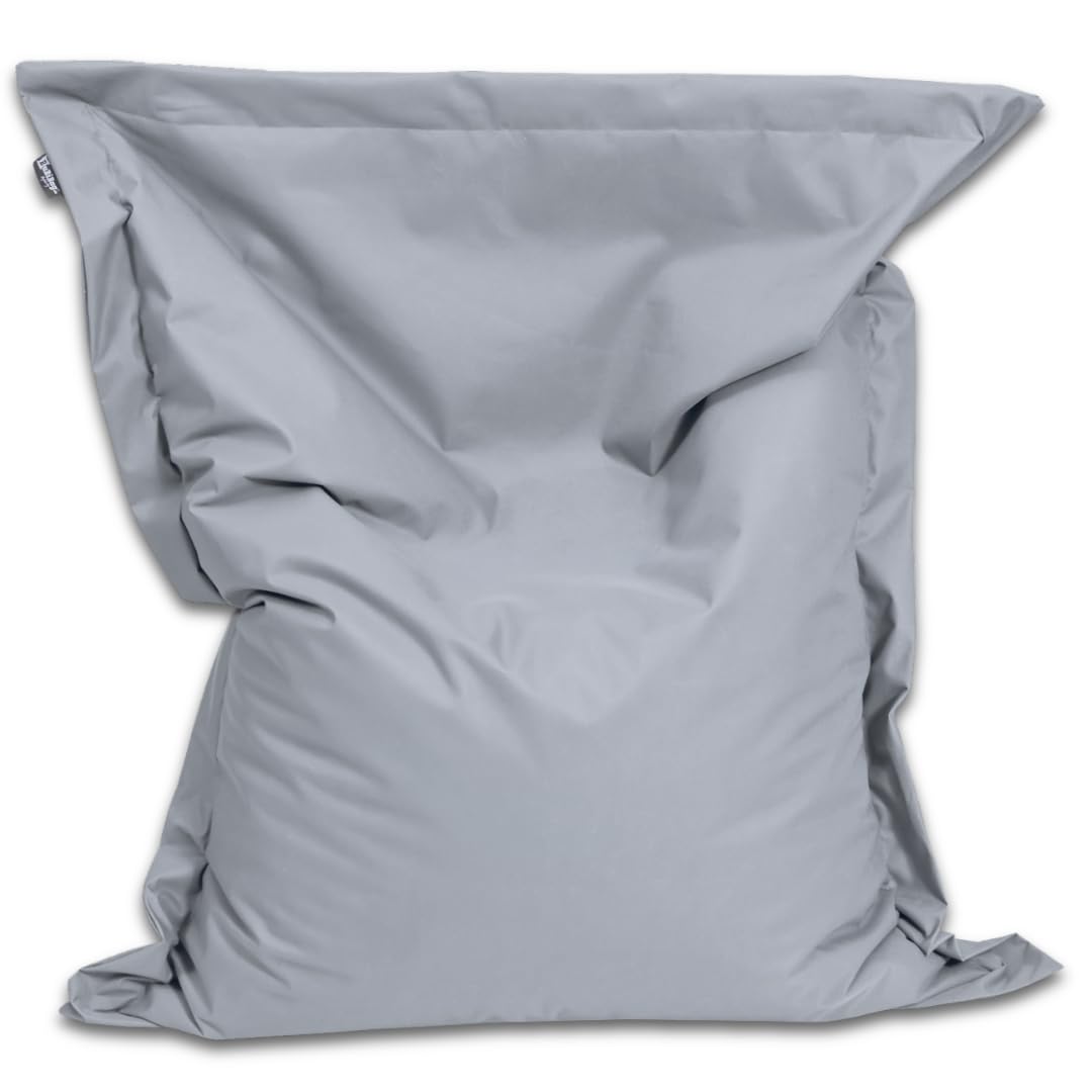 BuBiBag Sitzsack mit Füllung – fertig befüllt geliefert – Handgefertigt – Bean Bag Indoor & Outdoor – Kinder & Erwachsene – wasserabweisend weich bequem – 31 Farben 11 Größen