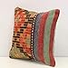 Interior design Kilim pillow cover 12x12 inch (30x30 cm) Handmade small Sofa pillow cover