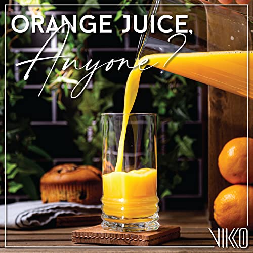 Vikko Water Glasses, Set Of 12 Drinking Glasses, Thick And Durable Tumbler, 11.5 Ounce Tall Kitchen Glasses, Dishwasher Safe Highball Glass Tumbler, Heavy Duty Cups #TOP4