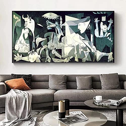 Picasso Guernica Schilderij Wanddecoratie Afbeelding - beroemde kunstschilderijen Afdrukken op doek Afdrukken… - Image 4