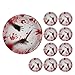 Lilihuimaoyi 4X Spooky Halloween Party Plates Set, Creepy Tableware Decorations