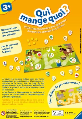 Jeu Éducatif Qui Mange Quoi ? Ravensburger La Boîte - vue 5