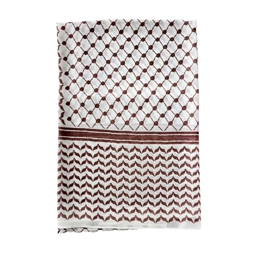 Bufanda palestina - Palestina, árabe | Bufanda Shemagh para hombre, cuello y cabeza, tradicional Oriente Medio, Vino caqui, Refer to description