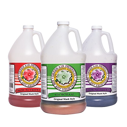 Verde aire Genesis fórmula nutrientes, Microbase, crecer y Bloom – galón/3.78 L