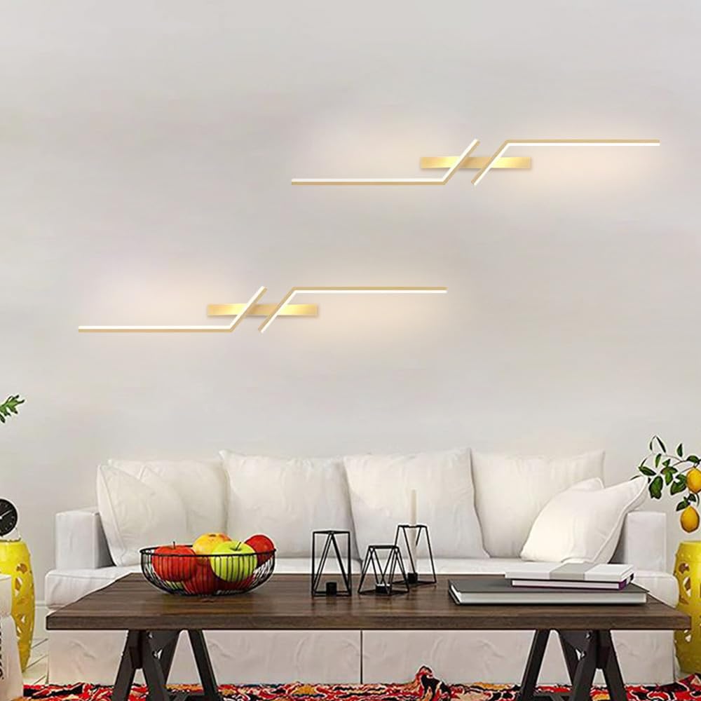 Moderne lineare Wandleuchte,Badezimmerwandleuchte,Langstreifen-Wandleuchte,Metal-Wandleuchte,Wohnzimmer,Schlafzimmer,Flur,P-Waschleuchten