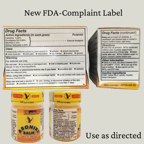 Aboniki Balm (12 Plastic Jars) -Original #TOP1