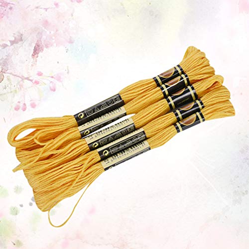 2 Fio Colorido Linha De Costura Faça Você Mesmo Linha De Acolchoado Fio De Bordar Amarelo Fiação De