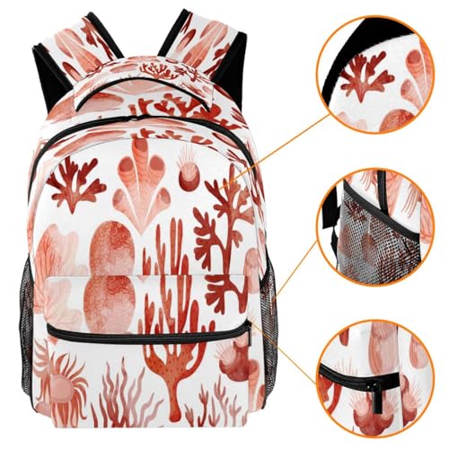 Sac à dos d'école ados grand compartiment pour filles et garçons - 3