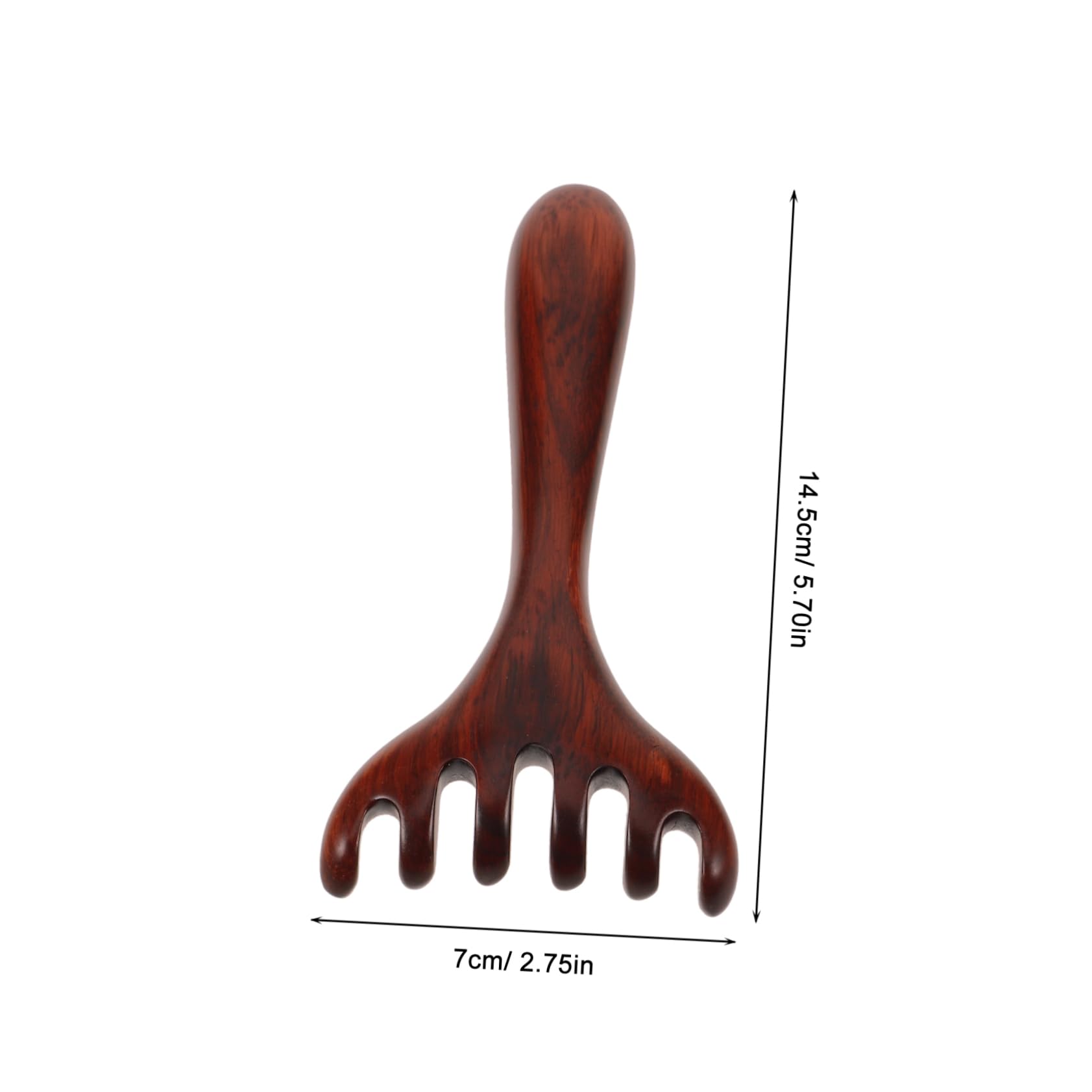 HONMEET Wooden Scalp Massager Comb Ergonomic Design for Easy Use Durable Wood Craft for Travel and Home present for Friends and Family Smooth Surface for Comfortable Touch