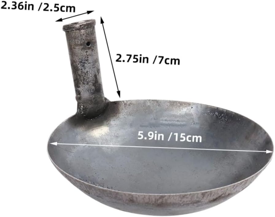 Large Capacity Iron Ladle Farming Industrial Scoop Easy Cleaning for Long-lasting Use