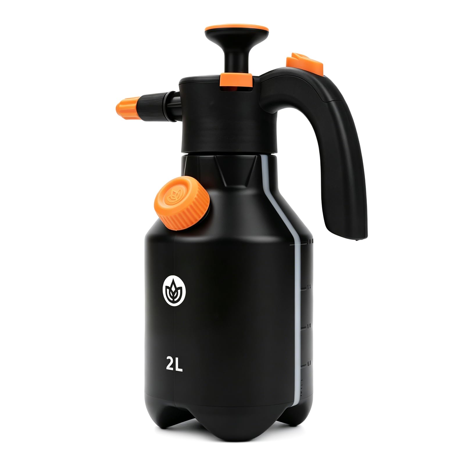 WPKD BLUEIY 2L Snow Foam Pump Sprayer,Foam Sprayer Handheld with Foam and Watering Nozzle Adjustable,130° Fan-Shaped Spray,for Car Wash Home Cleaning