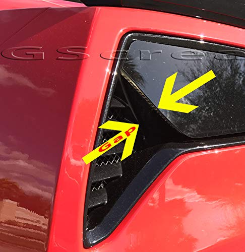 C7 Corvette Rear Tail Light Blackout Covers – Smoked Molded Lens Kit (Blackouts) 9 thumbnail image