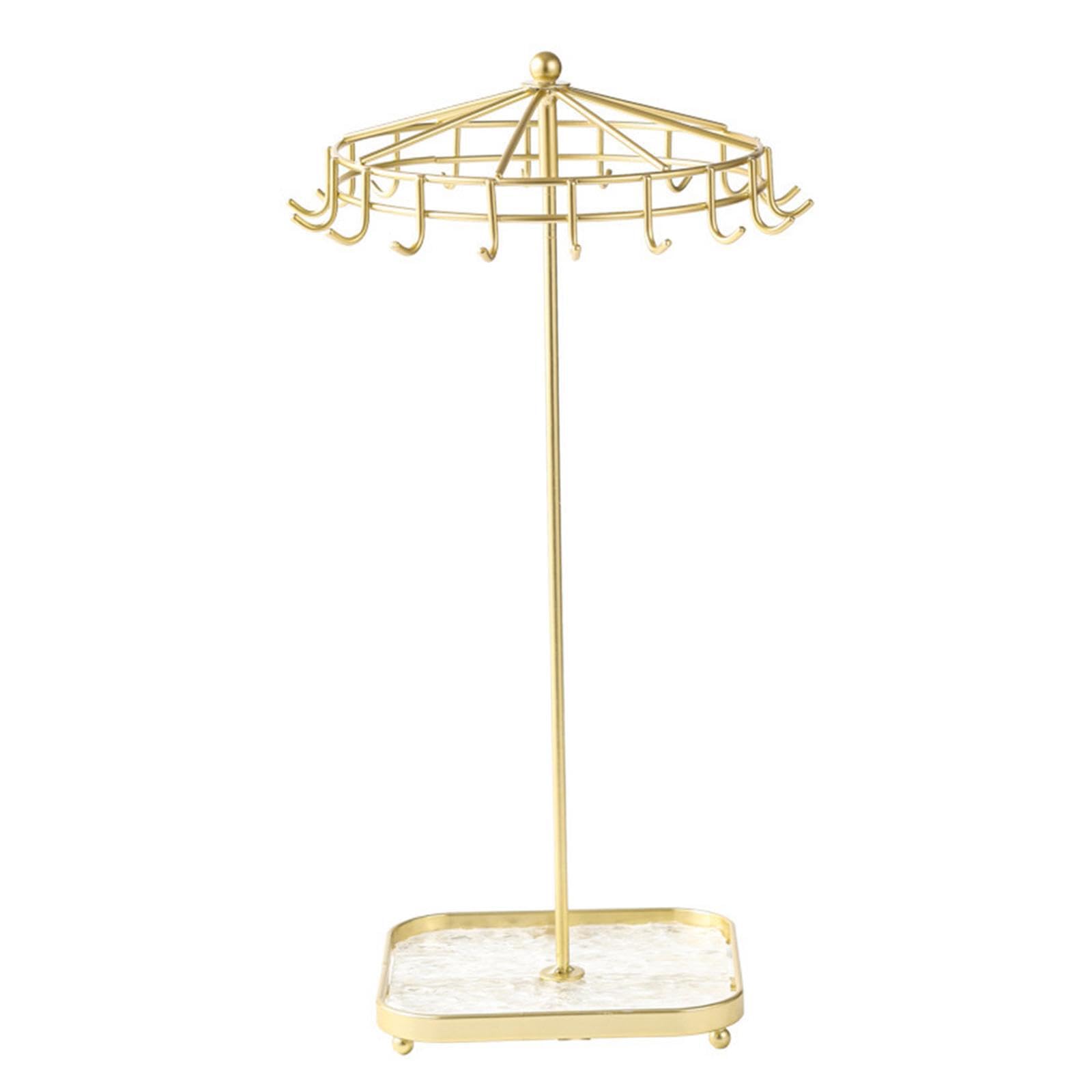 Pixzcsa Gold Jewelry Organizer With Large Capacity Jewelry, 35X13.5cm
