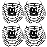 GLEAVI Nützliches Fahrradschutznetz für Fahrradsitz 4 Stück Schwarz Leichtes Langlebiges Kunststoffnetz für Schutz von Füßen und Kleidung