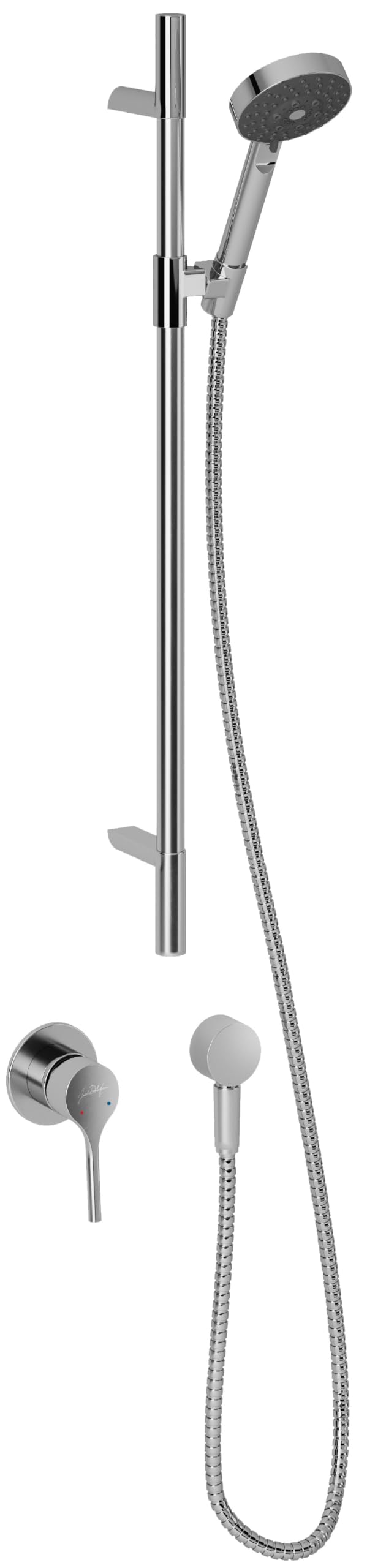 JACOB DELAFON Mitigeur de douche à encastrer 2 eaux avec coude de sortie couleur chrome E25754-CP