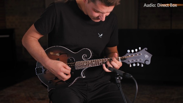 Mandolino Elettroacustico Ortega Bluegrass A-Style - Finitura Whiskey Burst, In Abete E Acero - Foto 4